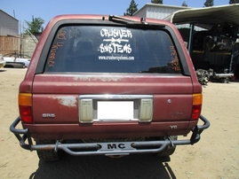 1990 TOYOTA 4RUNNER SR5 BURGUNDY 3.0L MT 4WD Z16314